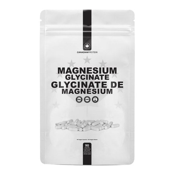 Magnesium glycinate capsules bottle
