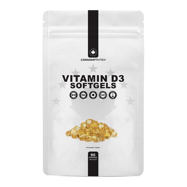 Vitamin D3 softgels bottle